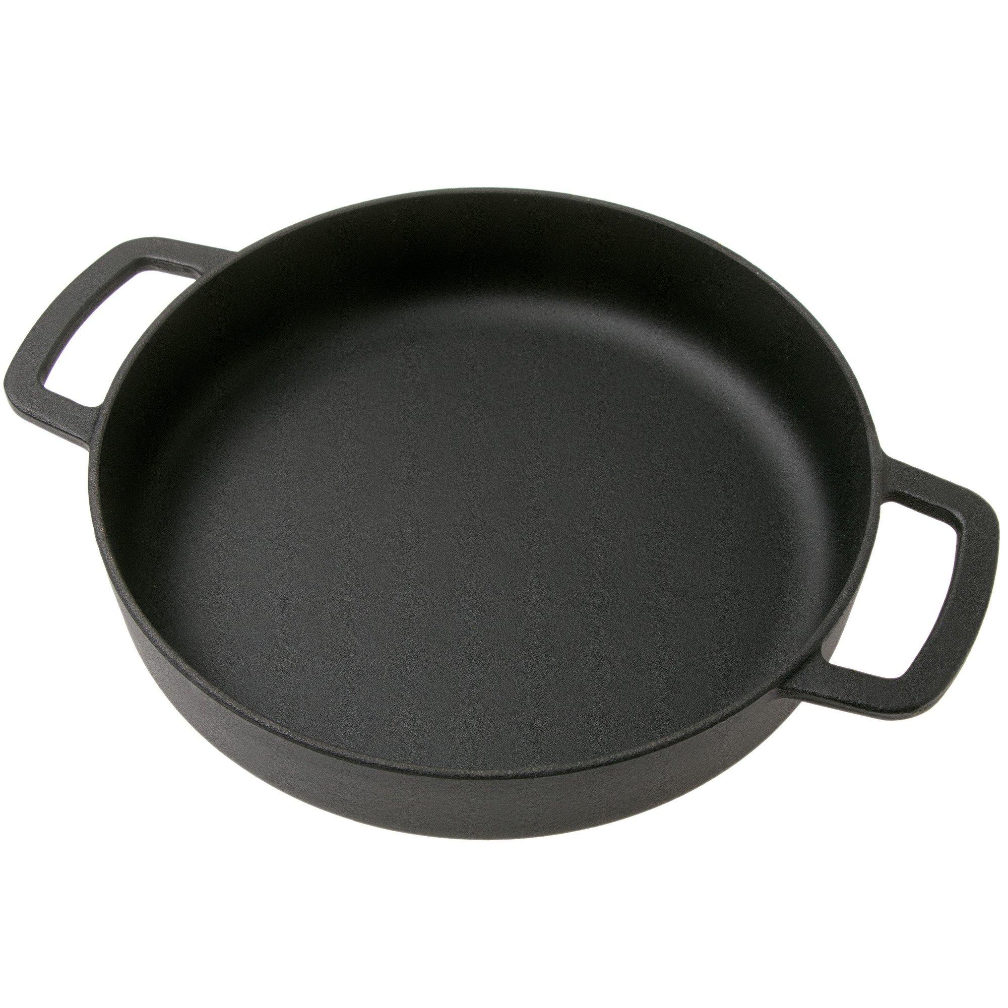Patelnia z dwoma uchwytami Combekk Sous Chef 192124BL 24 cm, czarna
