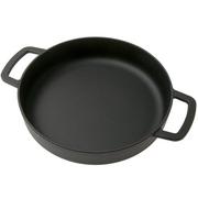 Combekk Sous Chef 192124BL koekenpan dubbele handgreep 24 cm, zwart