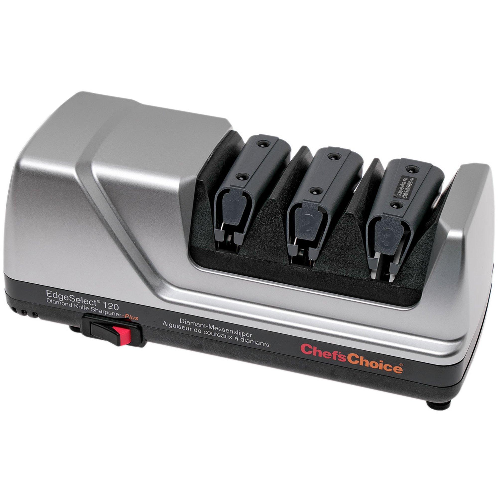 The 130 professional EdgeSelect electric knife sharpener is the