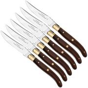 Claude Dozorme Laguiole 6-piece Steak knife set, Rosewood