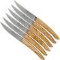 Image for Claude Dozorme Le Thiers steak knife set 6-piece, olive wood