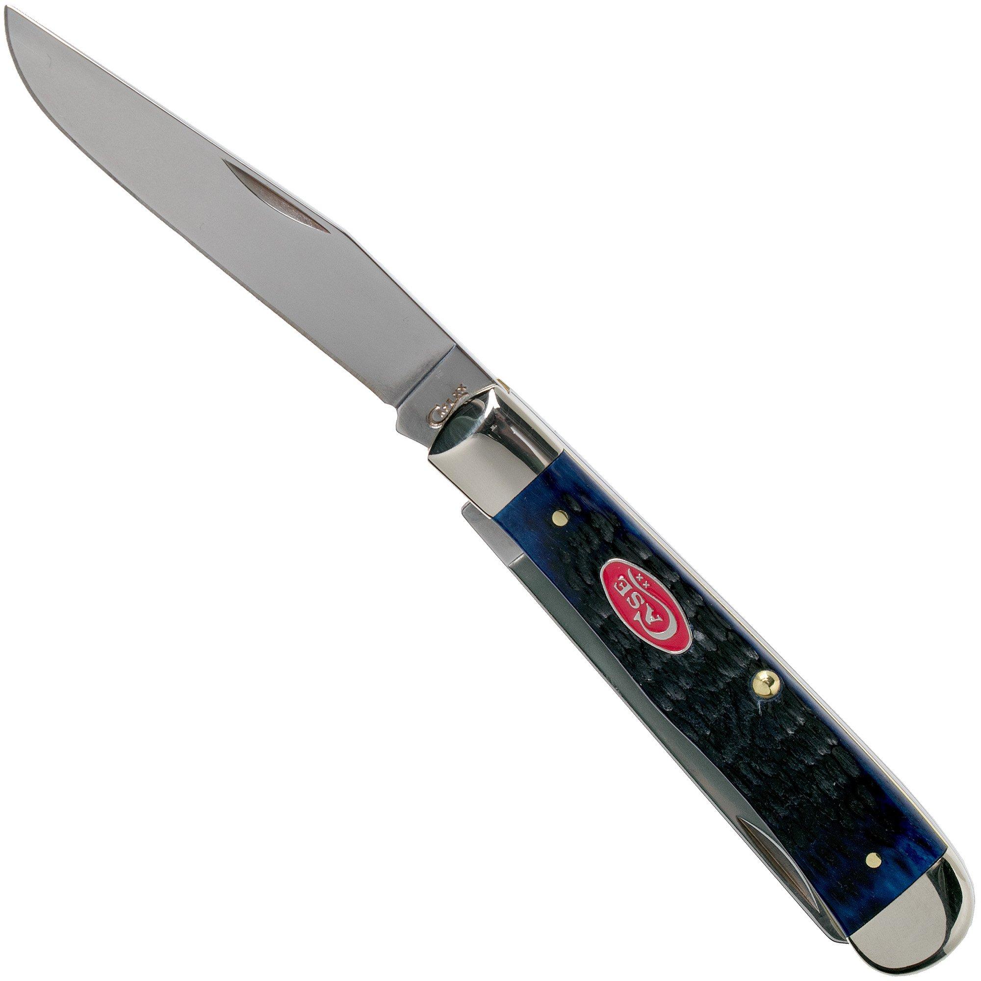 Nóż składany Case Trapper Navy Blue Bone, Rogers Jig, 07051, 6254 SS
