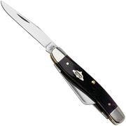 Case Medium Stockman 09701 Purple Bone, Barnboard Jig 6318 SS pocket knife