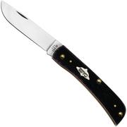 Case Sod Buster Jr 09702 Purple Bone, Barnboard Jig 6137 SS pocket knife