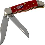 Case Pocket Hunter Red Jigged Bone, 10450, 62165 SS pocket knife