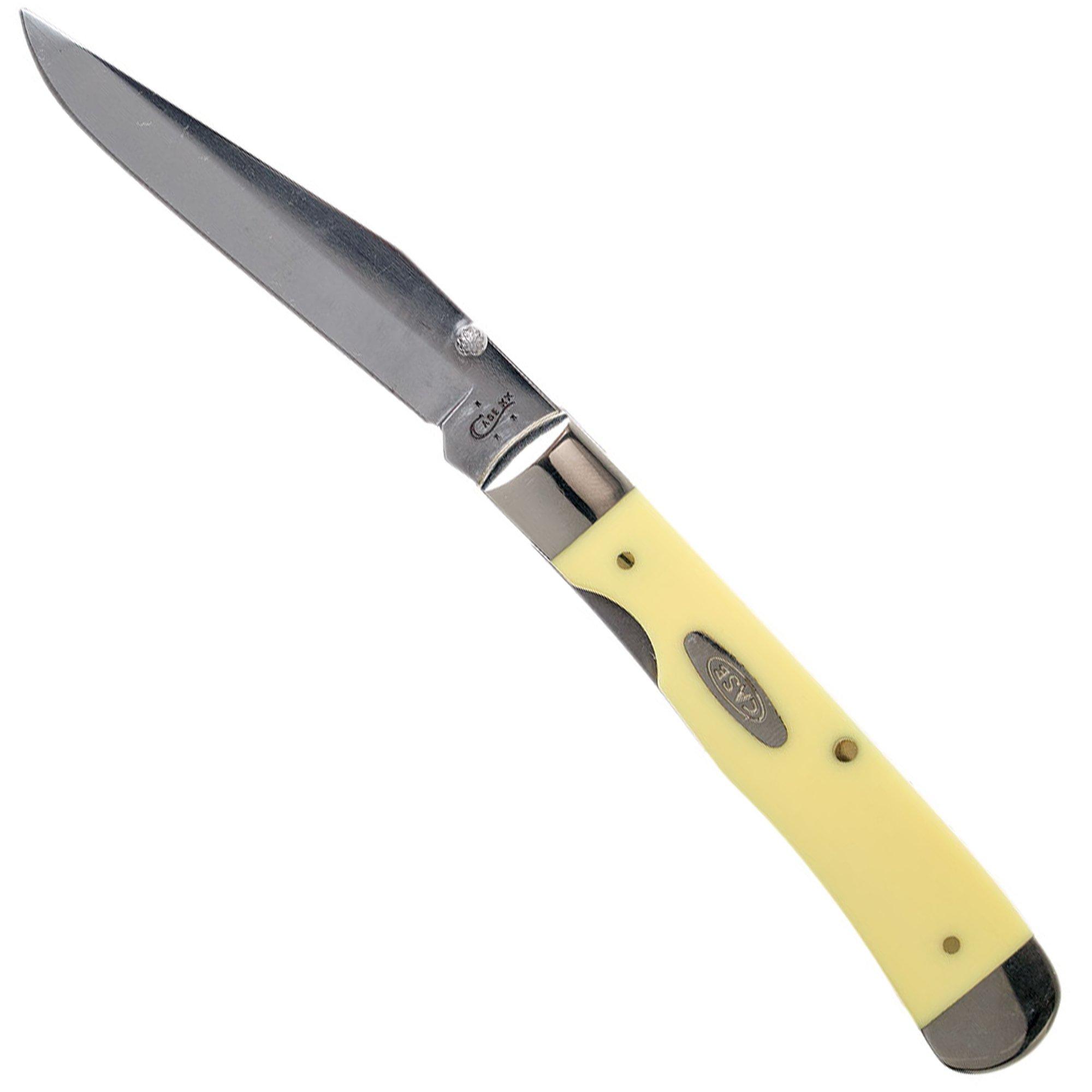 Case Sod Buster Jr. Yellow Chrome Vanadium 3.63 in. Pocket Knife 