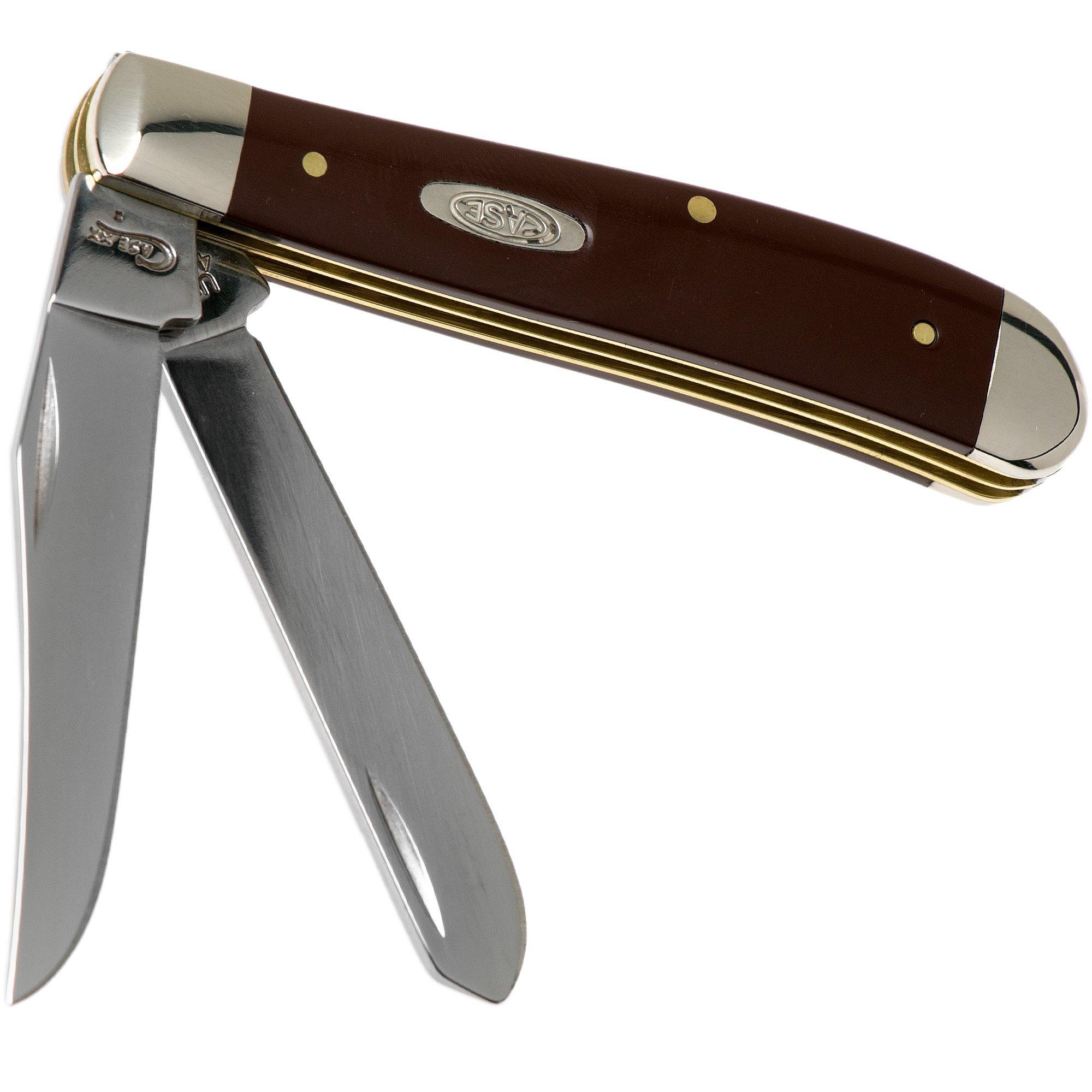 Case Mini Trapper Smooth Brown Synthetic, 11794, 4207 SS zakmes