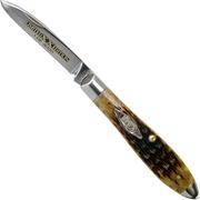 Case Tear Drop Bose Limited XX Edition Honeycomb Bone Russell Jigged, 11978, TB61028 SS pocket knife