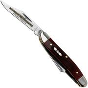 Case Medium Stockman 12210 Old Red Bone Barnboard Jig, coltello da tasca, Limited XX Edition XXXVII