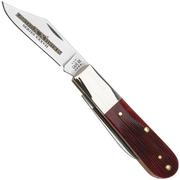 Case Barlow 12214 Old Red Bone Barnboard Jig, couteau de poche, Limited XX Edition XXXVII