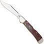 Bild für Case CopperLock Smooth Dark Red Burlap Micarta, 12275, 101549L Carbon Steel Taschenmesser
