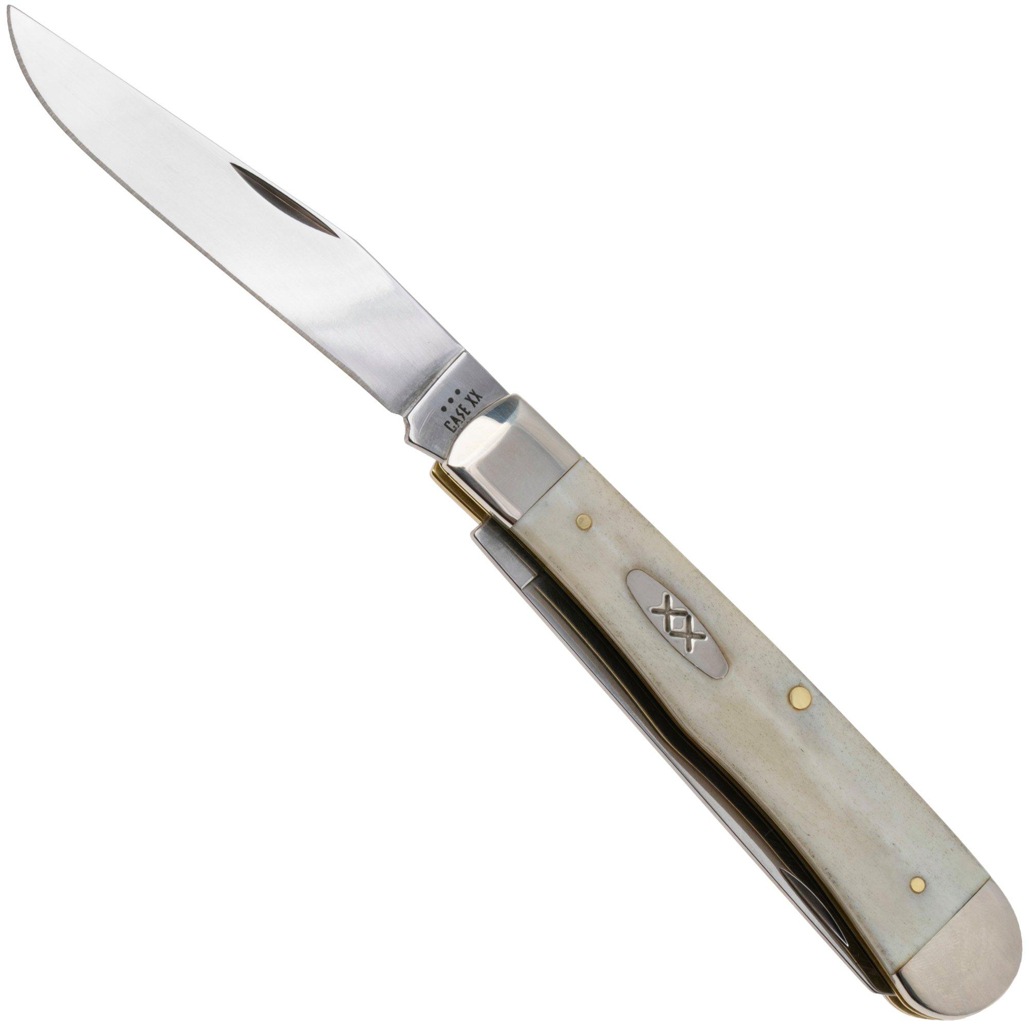 Nóż składany Case Trapper 13310 Smooth Natural Bone 6254 SS