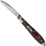  Case Tear Drop Bose Rustic Red Richlite, 13627, TB101028 SS pocket knife