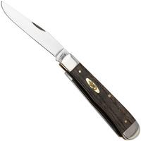Immagine per Case Trapper 14000 Smooth Black Curly Oak Wood 7254 SS, coltello da tasca