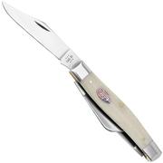 Case Large Stockman 14093 Smooth Natural Bone, 6375 CS pocket knife