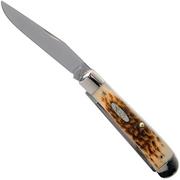 Case Trapper Amber Jigged Bone, 00164, 6254 SS couteau de poche