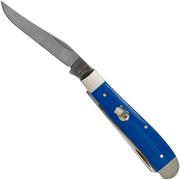 Case Mini Trapper Blue G10 Smooth, 16741, 10207 SS pocket knife