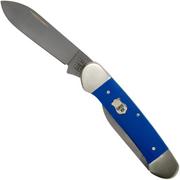 Case Canoe Blue G10 Smooth, 16743, 102131 SS pocket knife