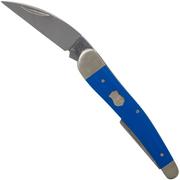 Case Seahorse Whittler, Blue G10, Smooth, 16747, 10355WH SS pocket knife