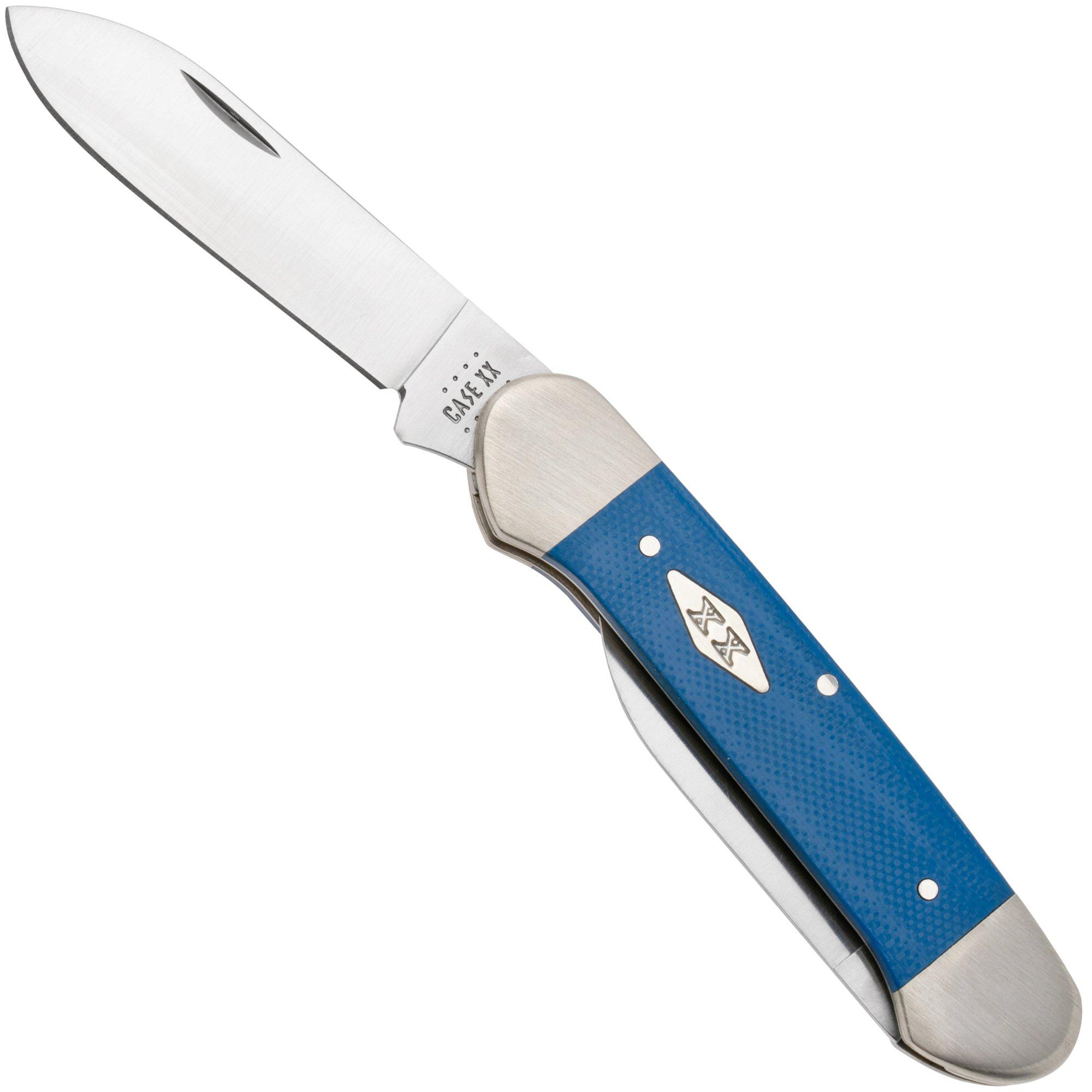 Nóż składany Case Canoe 16753 Blue G10, 102131 SS