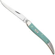 Case Medium Texas Toothpick 18105 Smooth Seafoam Green G10 1010094 SS, pocket knife