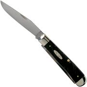 Case Trapper Rough Black Synthetic, 18221, 6254 rostfrei, Taschenmesser