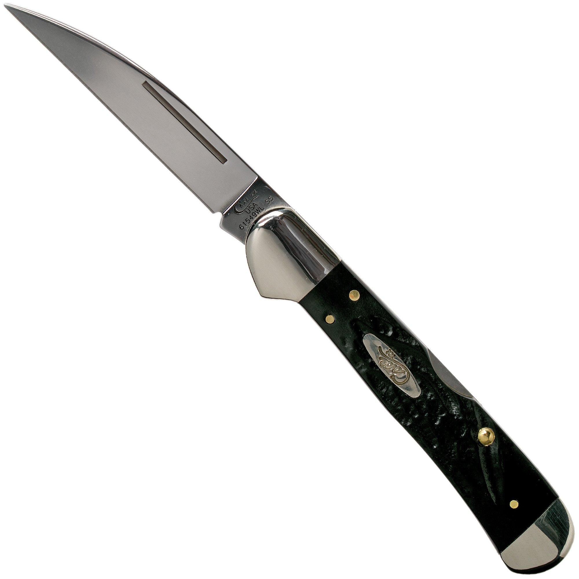 Case Copperlock Rough Black Synthetic, 18233, 61549WL rostfrei, Taschenmesser