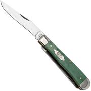 Case Trapper 19940 Smooth Emerald Green Bone 6254 pocket knife