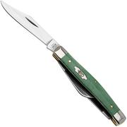 Case Medium Stockman 19942 Smooth Emerald Green Bone 6344 coltello da tasca
