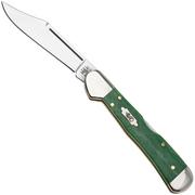 Case Mini Copperlock 19943 Smooth Emerald Green Bone 61749L pocket knife