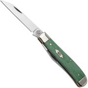 Case Mini Trapper 19944 Smooth Emerald Green Bone 6207W coltello da tasca