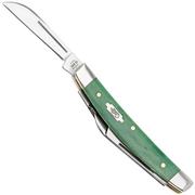 Case Small Congress 19945 Smooth Emerald Green Bone 6468 coltello da tasca