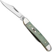 Case Medium Jack 19946 Smooth Emerald Green Bone 62087 pocket knife