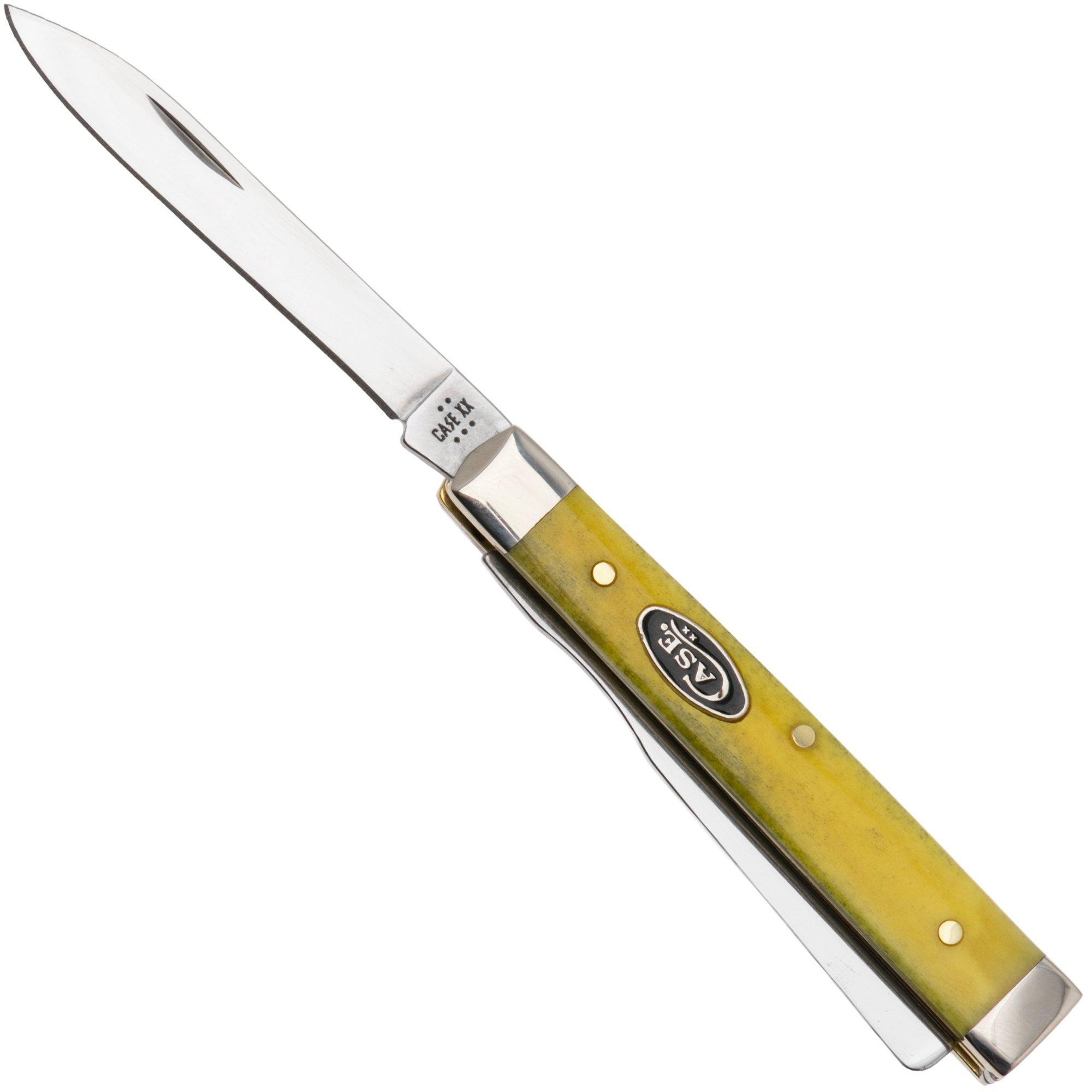 Case Baby Doc Smooth Yellow Bone, 20026, 6282SP SS couteau de poche