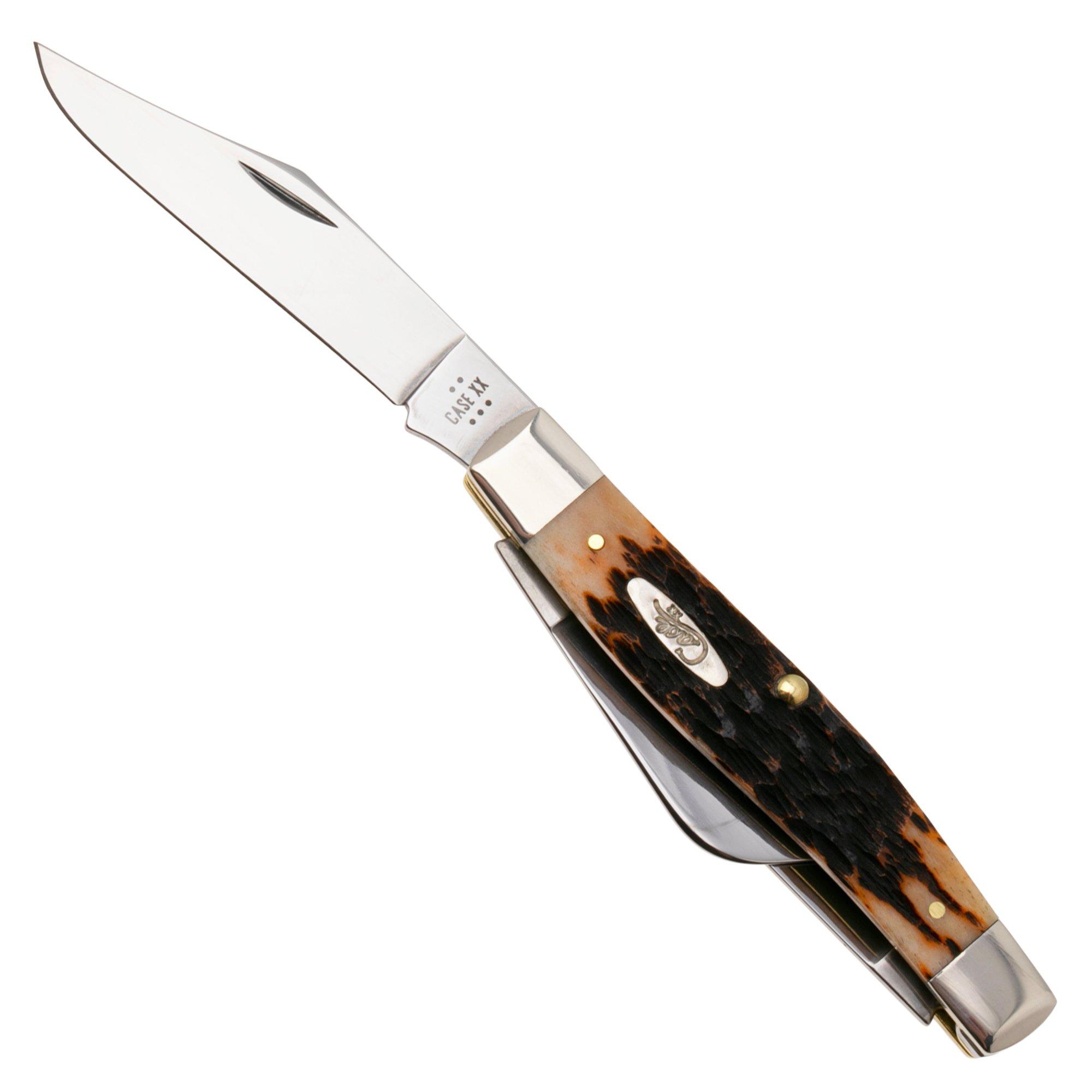 Nóż składany Case Large Stockman Amber Jigged Bone, 00204, 6375 CV