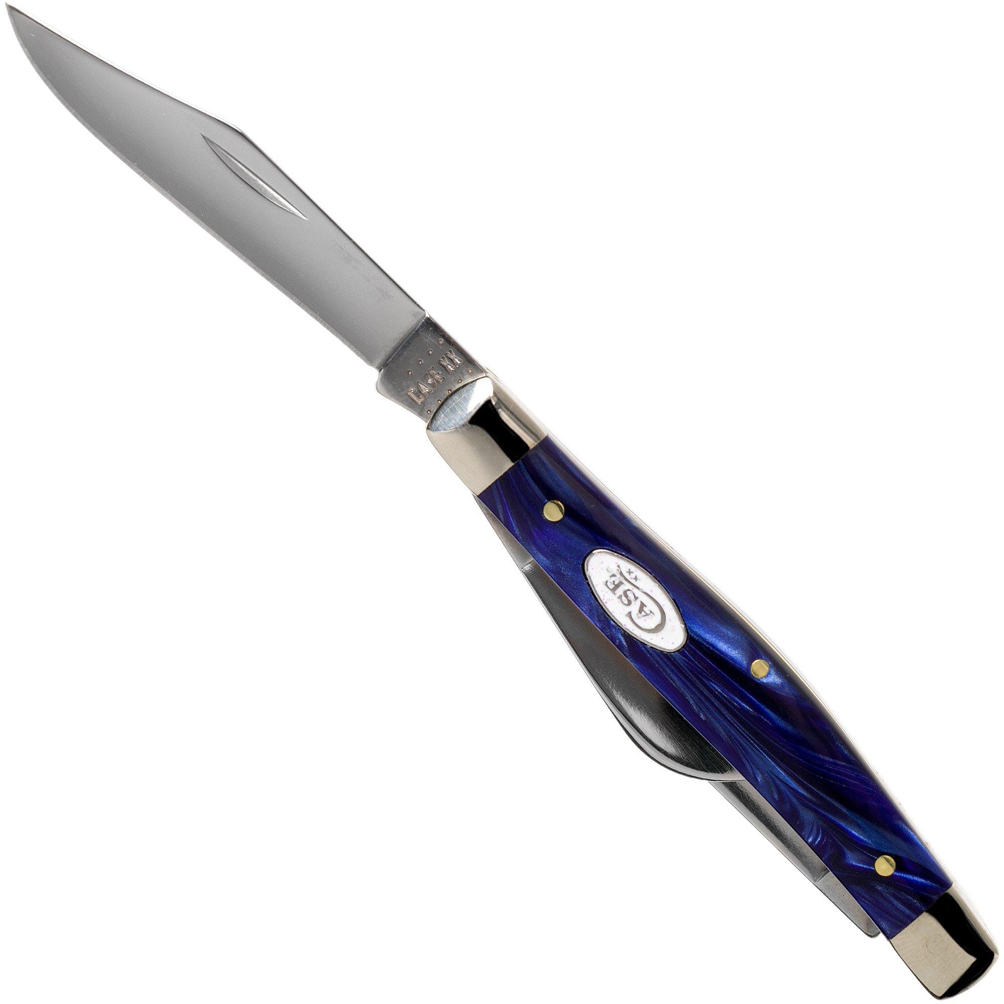 Case Medium Stockman Blue Pearl Kirinite, 23442, 10344 SS couteau de poche