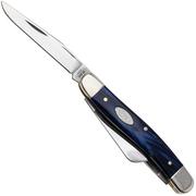 Case Medium Stockman 23448 Smooth Blue Pearl Kirinite 10318 SS, pocket knife