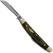 Case Small Congress 23477 Green and Black Micarta, pocket knife