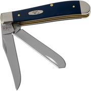 Case Mini Trapper Navy Blue Synthetic, 23613, 4207 SS pocket knife