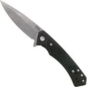 Case The Marilla, Black Anodized Aluminum, S35VN, Black G10 Inlay, 25880 navaja