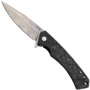 Case The Marilla, Black Marbled Carbon Fiber, S35VN, 25893 coltello da tasca