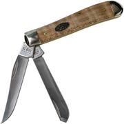 Case Mini Trapper Natural Curly Maple Smooth, 25943, 7207 rostfrei, Taschenmesser
