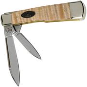Case Gunstock Natural Curly Maple Smooth, 25945, 72130 SS pocket knife