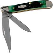 Case Peanut Hunter Green Bone, Sawcut, 27663, 6220 SS pocket knife