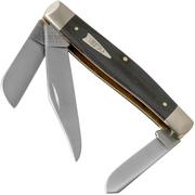Case Large Stockman Smooth Black Micarta, 27732, 10375 SS pocket knife