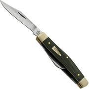 Case Medium Stockman, 27818, Smooth Black Micarta, 10344 SS, pocket knife
