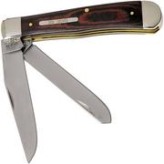 Case Trapper Red & Black Micarta, 27850, 10254 SS pocket knife