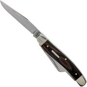 Case Medium Stockman Red & Black Micarta, Smooth, 27853, 10318 SS pocket knife