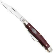 Case Medium Stockman 30465 Smooth Mulberry Synthetic 4344 Stainless Steel Taschenmesser