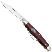 Case Medium Stockman 30465 Smooth Mulberry Synthetic 4344 SS coltello da tasca